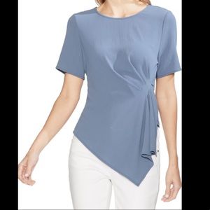 Vince Camuto Blue Short Sleeve Top M